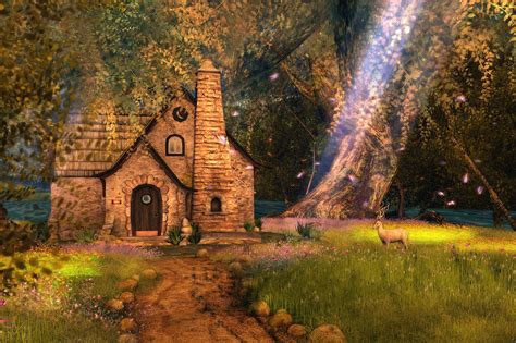 Experience the Allure of a Magical Cottage in the Woods: A Dreamy Escape
